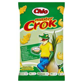 Chio Master Crok kukuričný snack s príchuťou kyslej smotany s cibuľkou 40 g