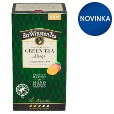 Sir Winston Tea Green Tea Mango zelený čaj 20 x 1,75 g (35 g)