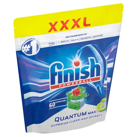 Finish Powerball Quantum Max Apple Lime Blast tablety do umývačky riadu