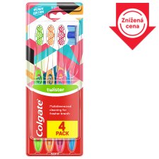 Colgate Twister Design Edition Toothbrush 4pcs