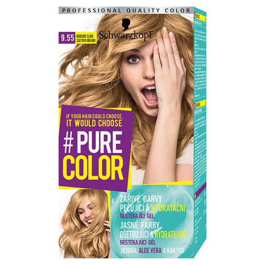 Schwarzkopf Pure Color farba na vlasy Zlatistá Obloha 9.55
