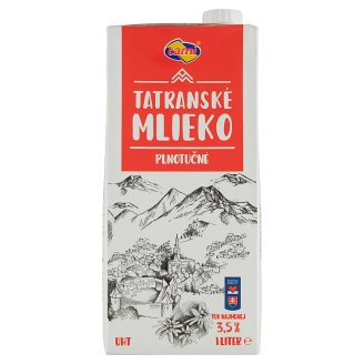 Tami Tatranské plnotučné trvanlivé mlieko 1 l