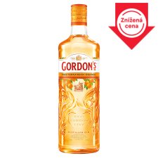 Gordon's Mediterranean Orange destilovaný gin 37,5% 0,70 l