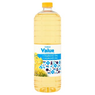Tesco Value Repkový olej 1 l