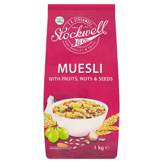 Stockwell & Co. Muesli with Fruits, Nuts & Seeds 1 kg