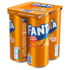 Fanta Orange 4 x 330 ml