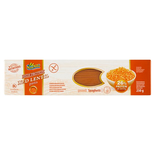 Sam Mills High Protein Red Lentil Pasta Spaghetti 250 g - Tesco Groceries