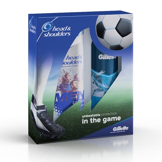 Darčeková súprava šampónu Head & Shoulders Men UltraTotal Care a antiperspirantu Gillette Cool Wave