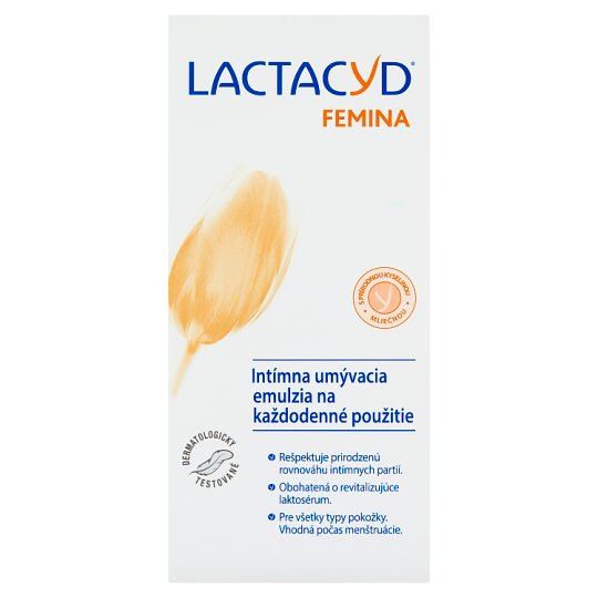 Lactacyd Femina Jemná mycia emulzia 200 ml