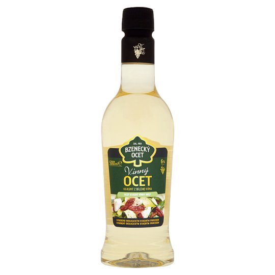 Bzenecký Ocet Ocot kvasný vínny biely 6% 500 ml