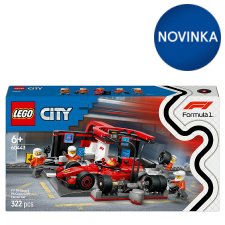 LEGO City 60443 Zastávka v F1 a Pit Crew s autom Ferrari