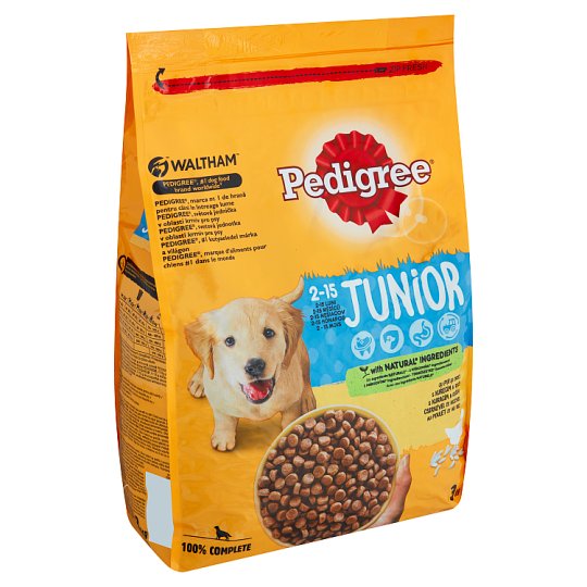 Pedigree Junior With Chicken And Rice 3 Kg Tesco Groceries