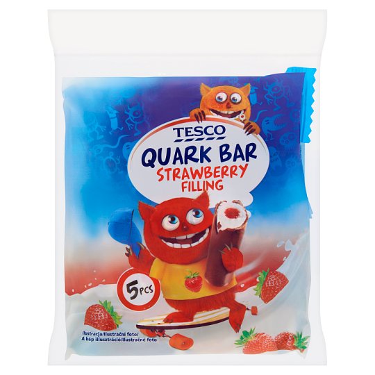 Tesco Quark Bar Strawberry Filling 5 x 30g Tesco Groceries