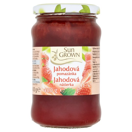 Sun Grown Jahodová nátierka 400 g