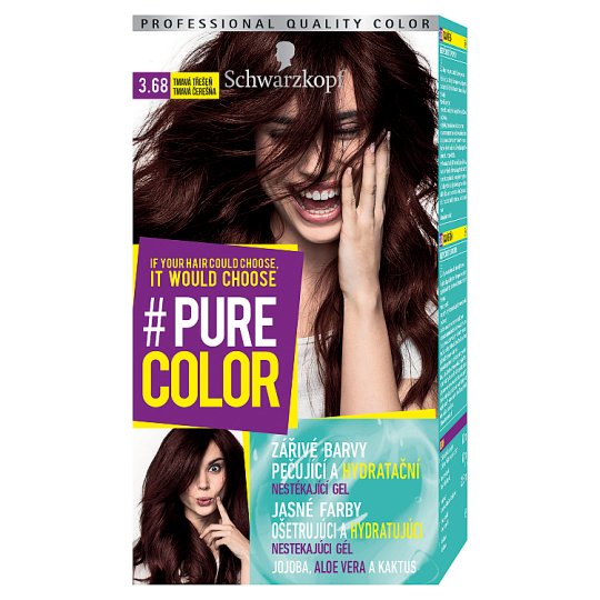 Schwarzkopf Pure Color farba na vlasy Tmavá Čerešňa 3.68