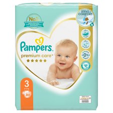 Pampers Premium Care Size 3, Nappy x80, 6kg-10kg