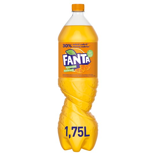 Fanta, pomarančová limonáda, 1,75 l