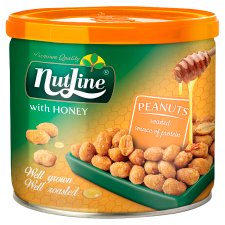 Nutline Pražené arašidy s medom 135 g