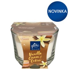 Glade Vanilla Cream Cookies Maxi Scented Candle 204 g