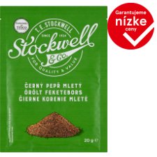 Stockwell & Co. Čierne korenie mleté 20 g