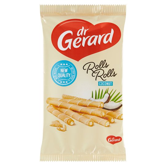 dr Gerard Vaflové trubičky plnené kokosovou plnkou 160 g
