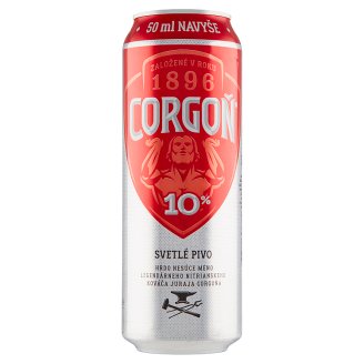 Corgoň 10% svetlé výčapné pivo 550 ml