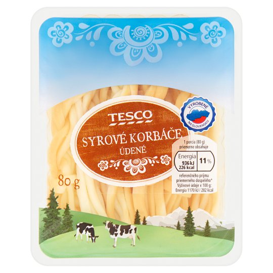 Tesco Syrové korbáče údené 80 g