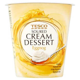 Tesco Kyslá smotana s príchuťou vaječného likéru 130 g