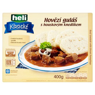 Heli Klasické Hovädzí guláš so žemľovou knedľou 400 g