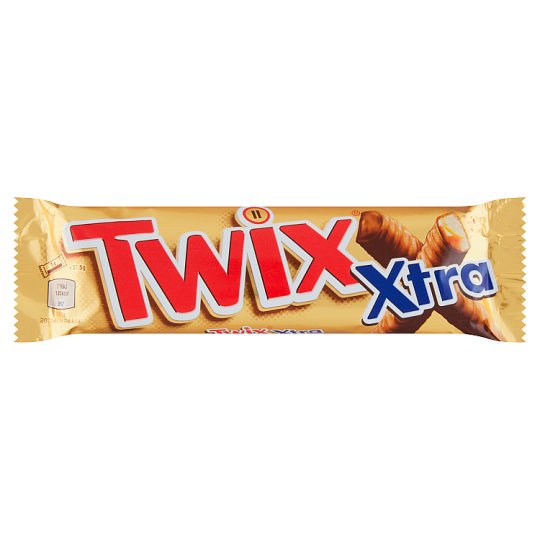 Twix Xtra sušienka s karamelom máčaná v mliečnej čokoláde 2 x 37,5 g