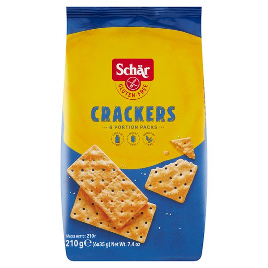 Schär Gluten and Wheat Free Crackers 6 x 35 g (210 g) - Tesco Groceries