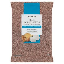 Tesco Blue Poppy Seeds Ground with Sugar 200 g