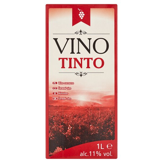 Červené víno 1 l