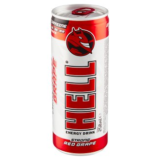 Hell Strong Red grape energy drink 250 ml