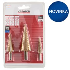 Kreator Step Drill Set 3 pcs