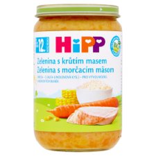 HiPP Bio zelenina s morčacím mäsom 220 g