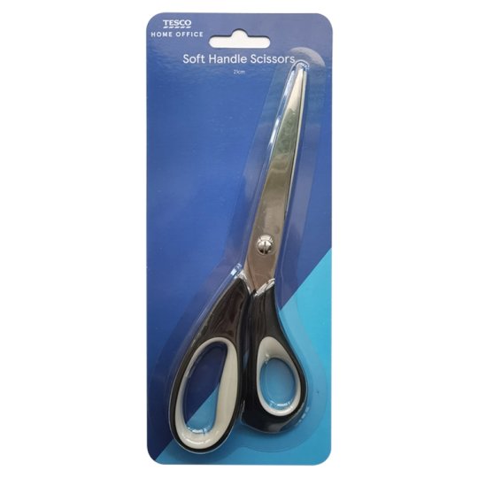 Tesco Soft Handle Scissors 21 cm