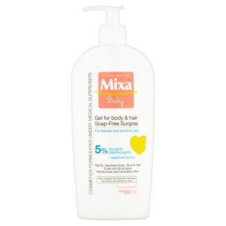 Mixa Baby Extra vyživujúci gél na telo a vlásky 400 ml