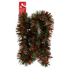 Jumi Tinsel Garland Red-Green 70 mm x 2 m