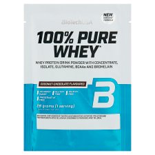 BioTechUSA 100% Pure Whey proteinový nápojový prášok kokos-čokoláda 28 g