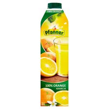 Pfanner 100% Orange Juice Made from Concentrate 1 L