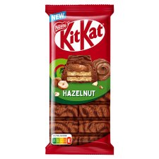 KitKat tabuľka Hazelnut s mliečnou a horkou čokoládou, s oblátkou a lieskovoorieškovou náplňou 99 g