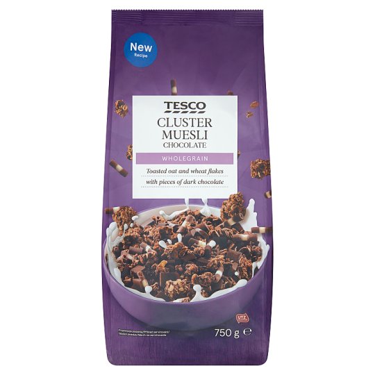 Tesco Cluster Muesli Chocolate 750 g