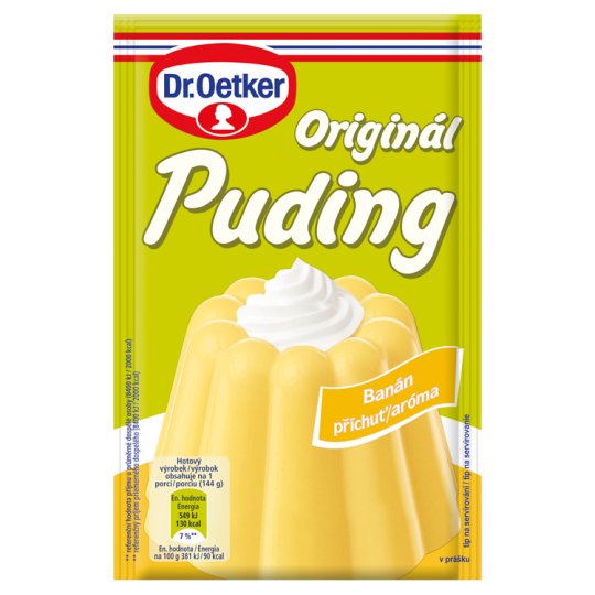 Dr. Oetker Originál Puding Banánová aróma 37 g