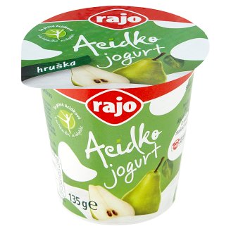 Rajo Acidko Jogurt s kultúrou Lb. acidophilus hruška 135 g