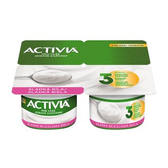 Danone Activia Sladká biela 4 x 120 g