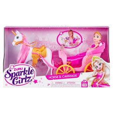 Zuru Sparkle Girlz Princess with Unicorn and Carriage