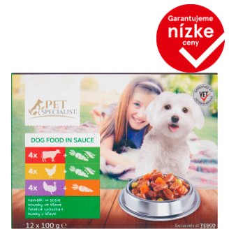 Tesco Pet Specialist Kúsky v šťave 12 x 100 g
