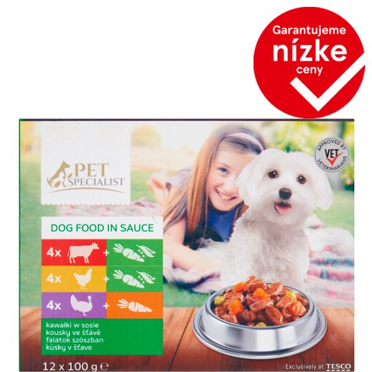 Tesco Pet Specialist Kúsky v šťave 12 x 100 g