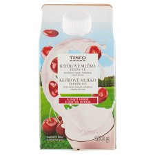 Tesco Cherry Kefir Milk 450 g